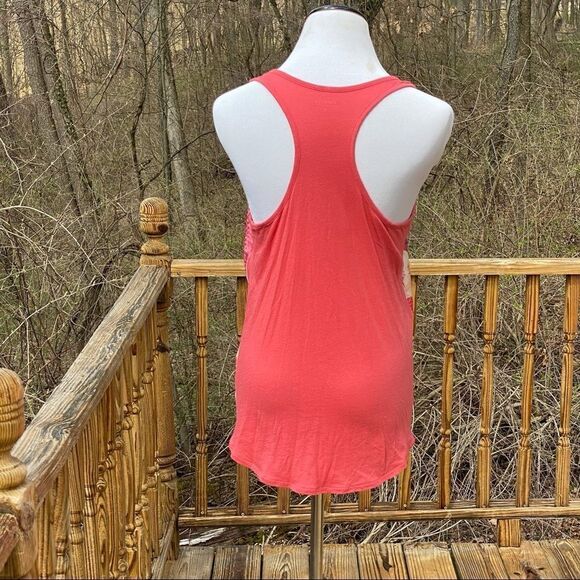 Express Dream Cotton Sequin Racer Back Tank - Picture 3 of 9